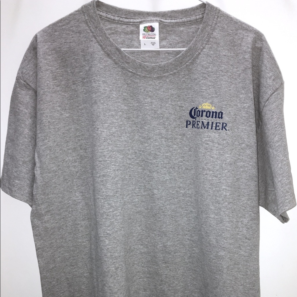 Men’s RARE Corona Gray T Shirt SZ L